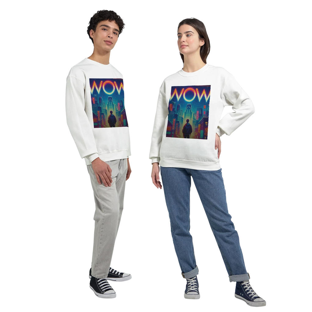 WOW Artist Blend Sweatshirt – Soft 50/50 Cotton-Polyester Design