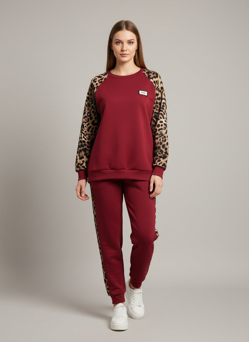 Completo Tuta Leopardata