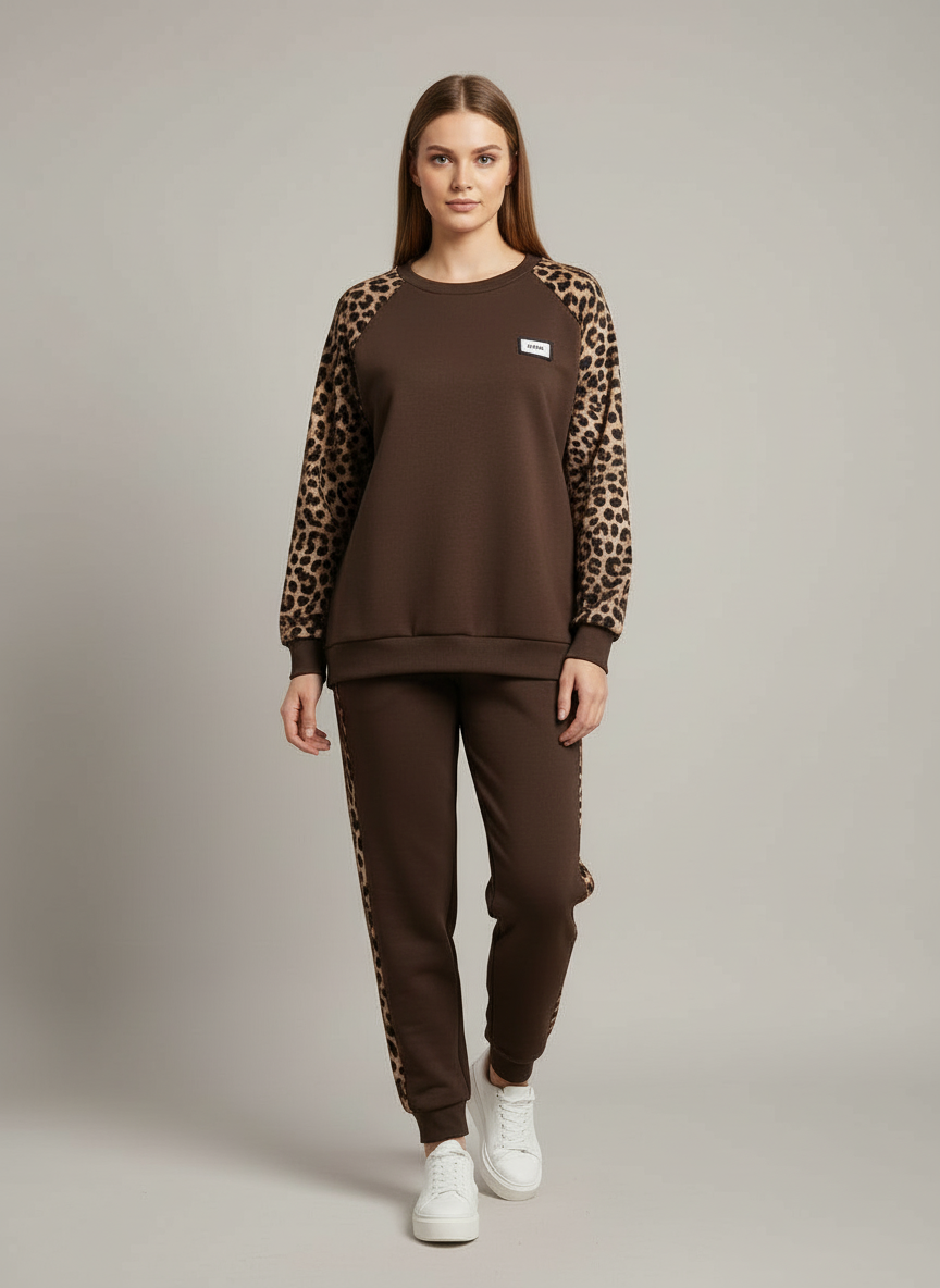 Completo Tuta Leopardata