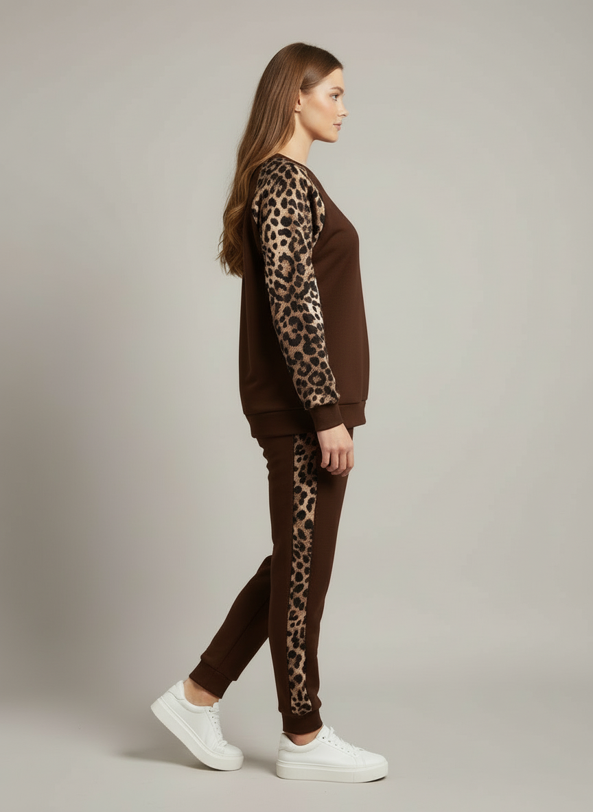 Completo Tuta Leopardata