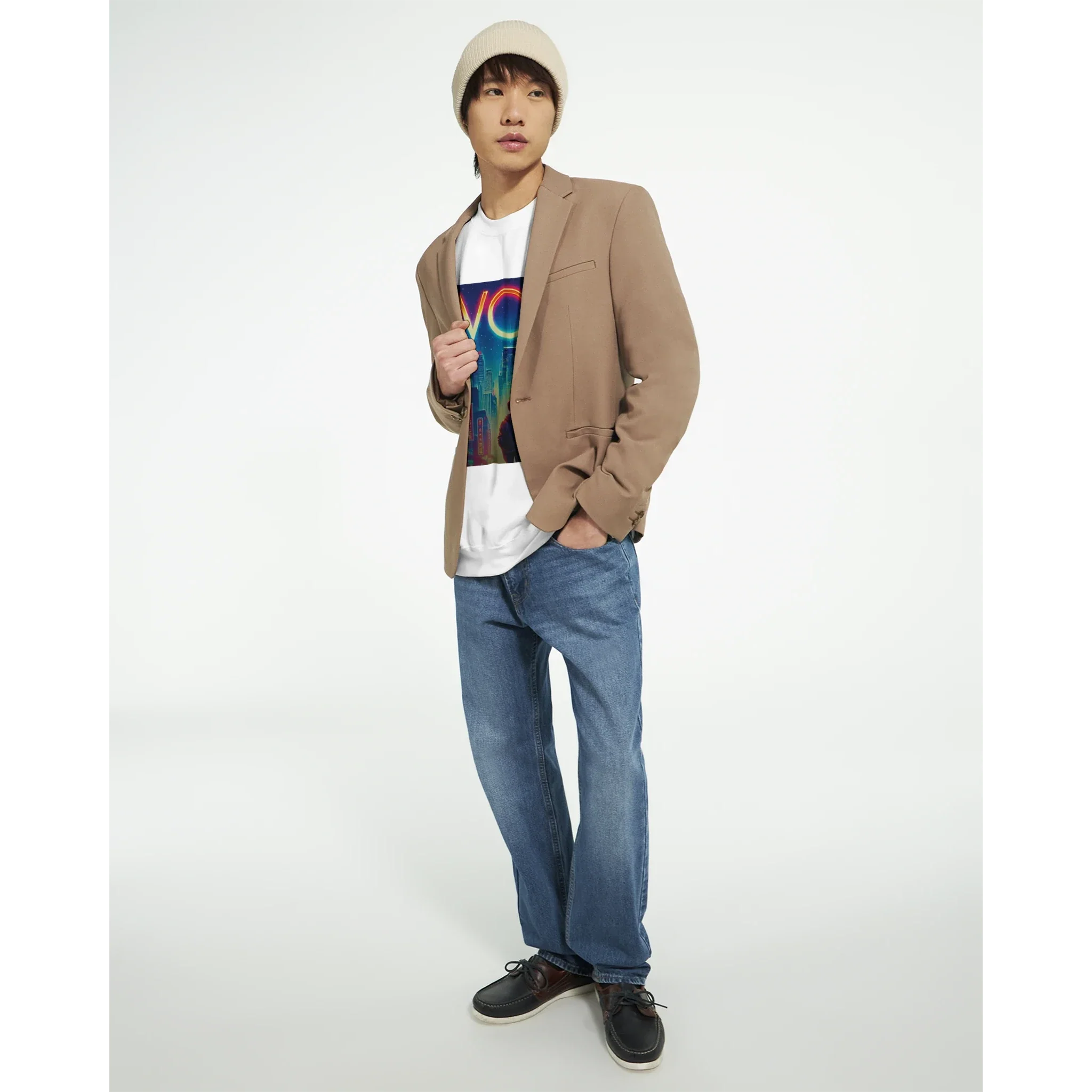 WOW Artist Blend Sweatshirt – Soft 50/50 Cotton-Polyester Design