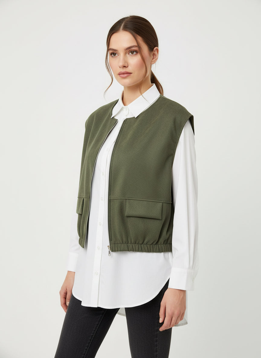 Gilet Scamosciato Morbido