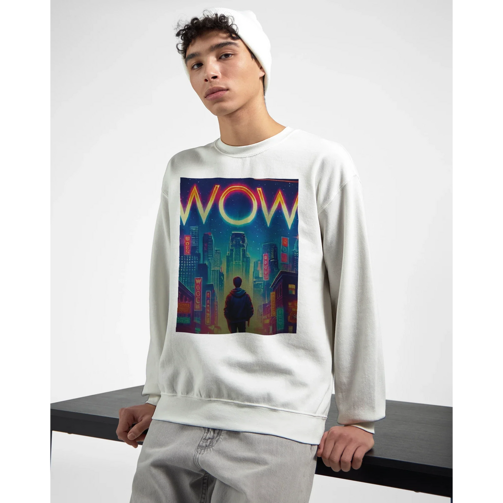 WOW Artist Blend Sweatshirt – Soft 50/50 Cotton-Polyester Design