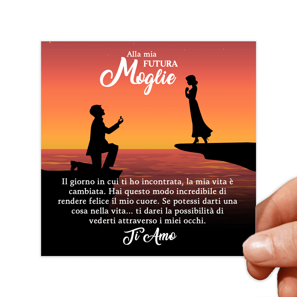 Cartoncini con dediche Donna