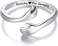 Anello da Donna in Argento Sterling 925 - Amiche per Sempre