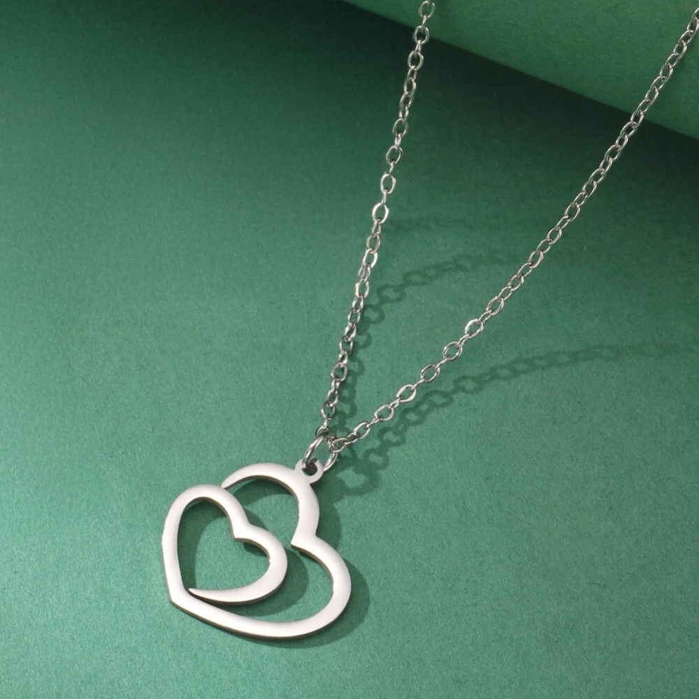 Collana Due Cuori Uniti - Alla donna della mia vita