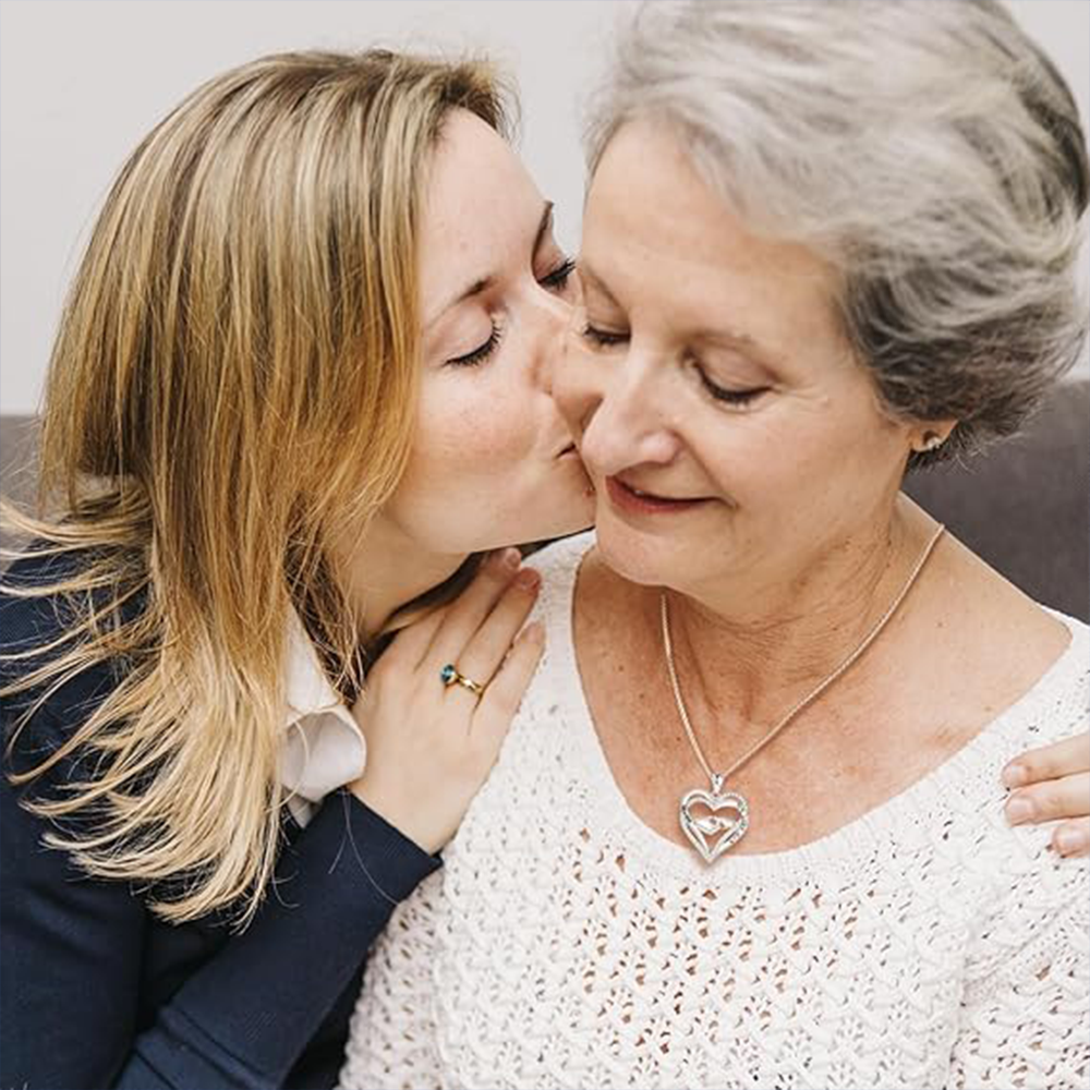 Collana da Donna in Argento Sterling 925 - Mamma, Ti vogliamo bene