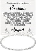 Bracciale Tennis in Argento Sterling 925 - Cresima
