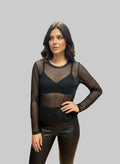 Maglia Velata Brillantinata