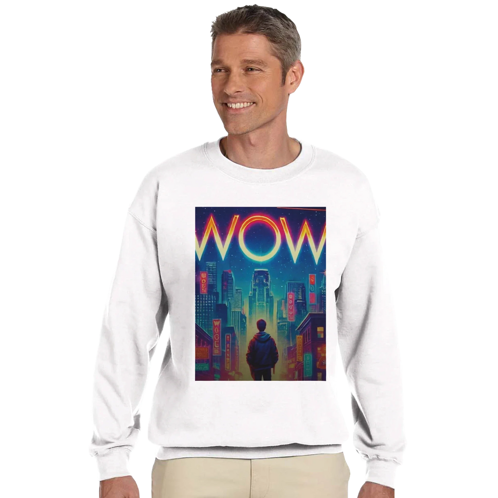 WOW Artist Blend Sweatshirt – Soft 50/50 Cotton-Polyester Design