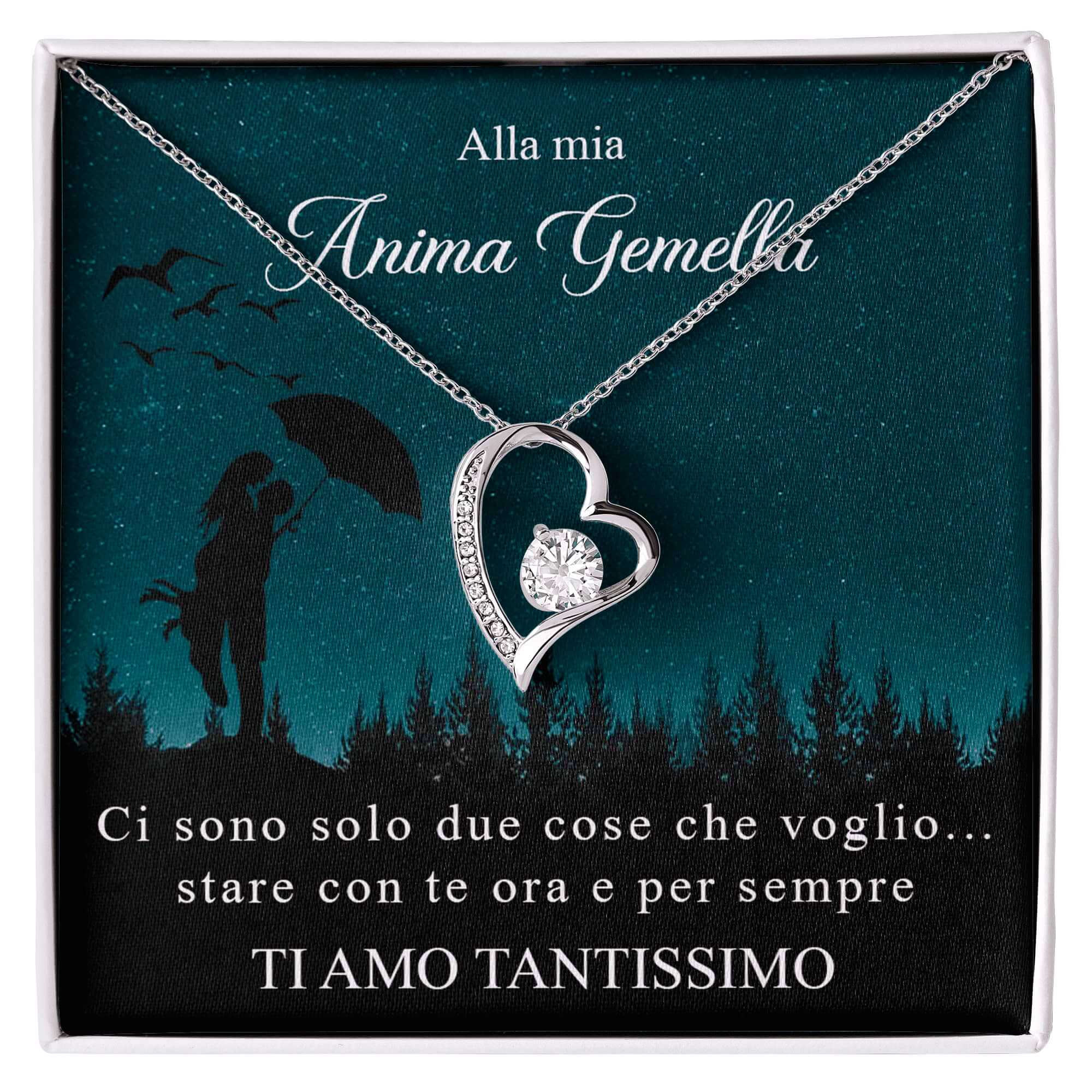 Collana Alla Mia Anima Gemella - Ti Amo tantissimo.