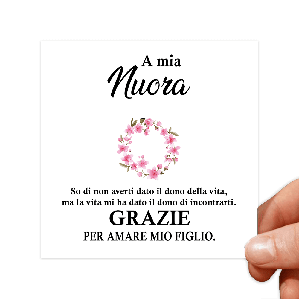 Cartoncini con dediche Donna