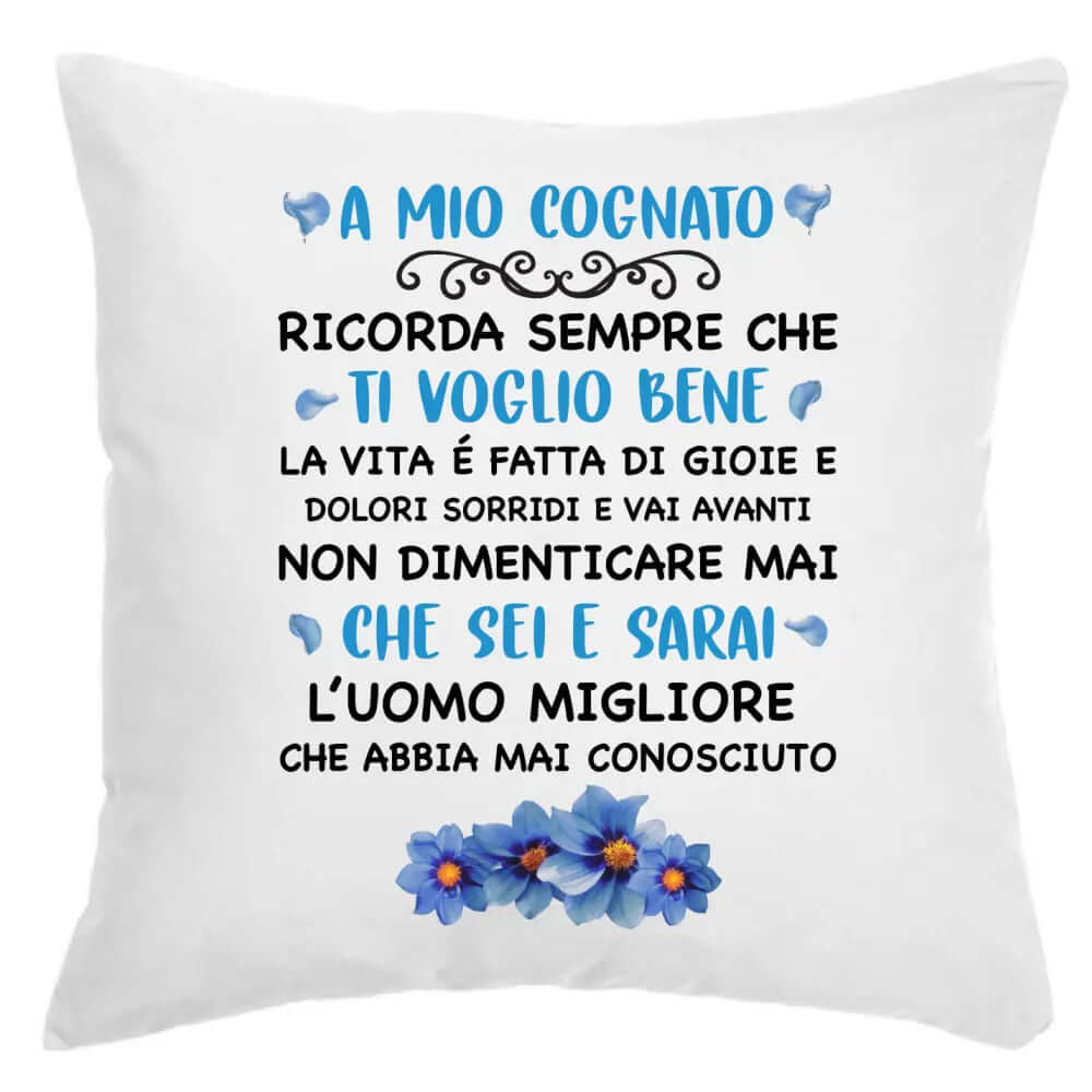 Cuscino A Mio Cognato Ti Voglio Bene
