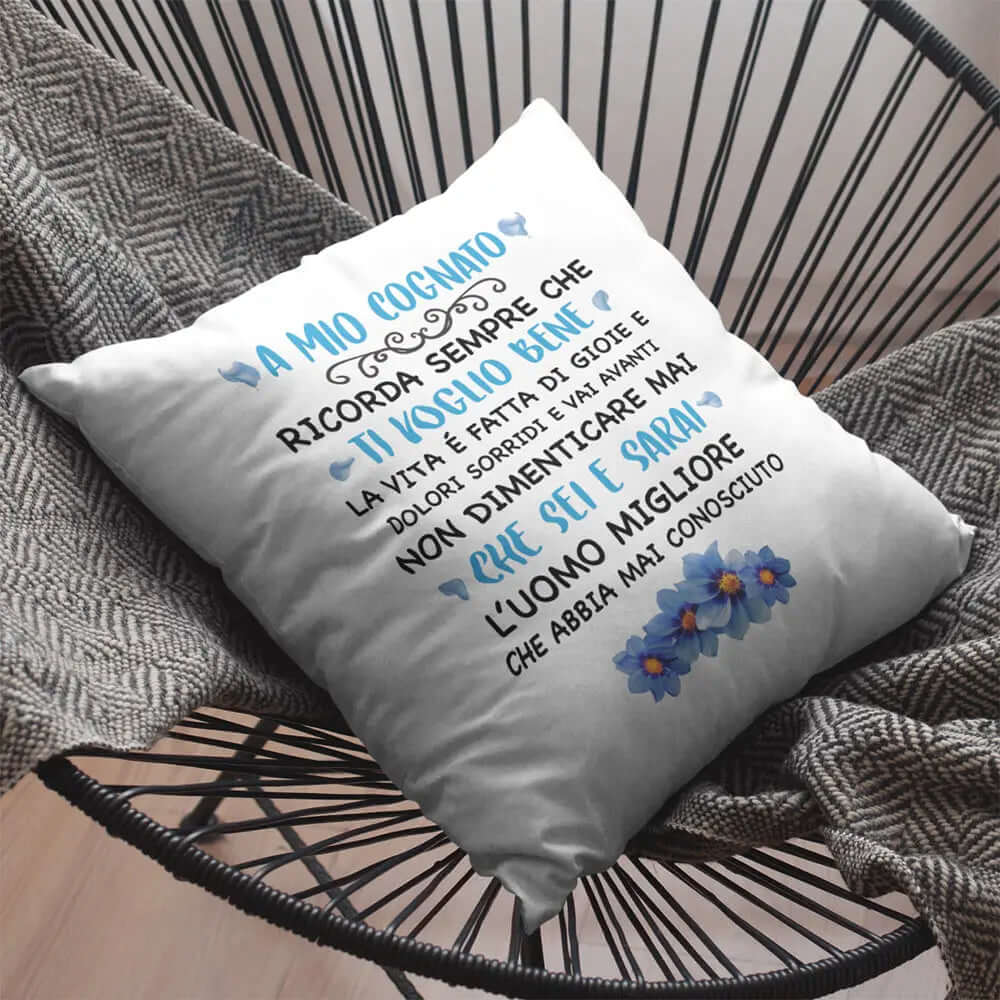 Cuscino A Mio Cognato Ti Voglio Bene