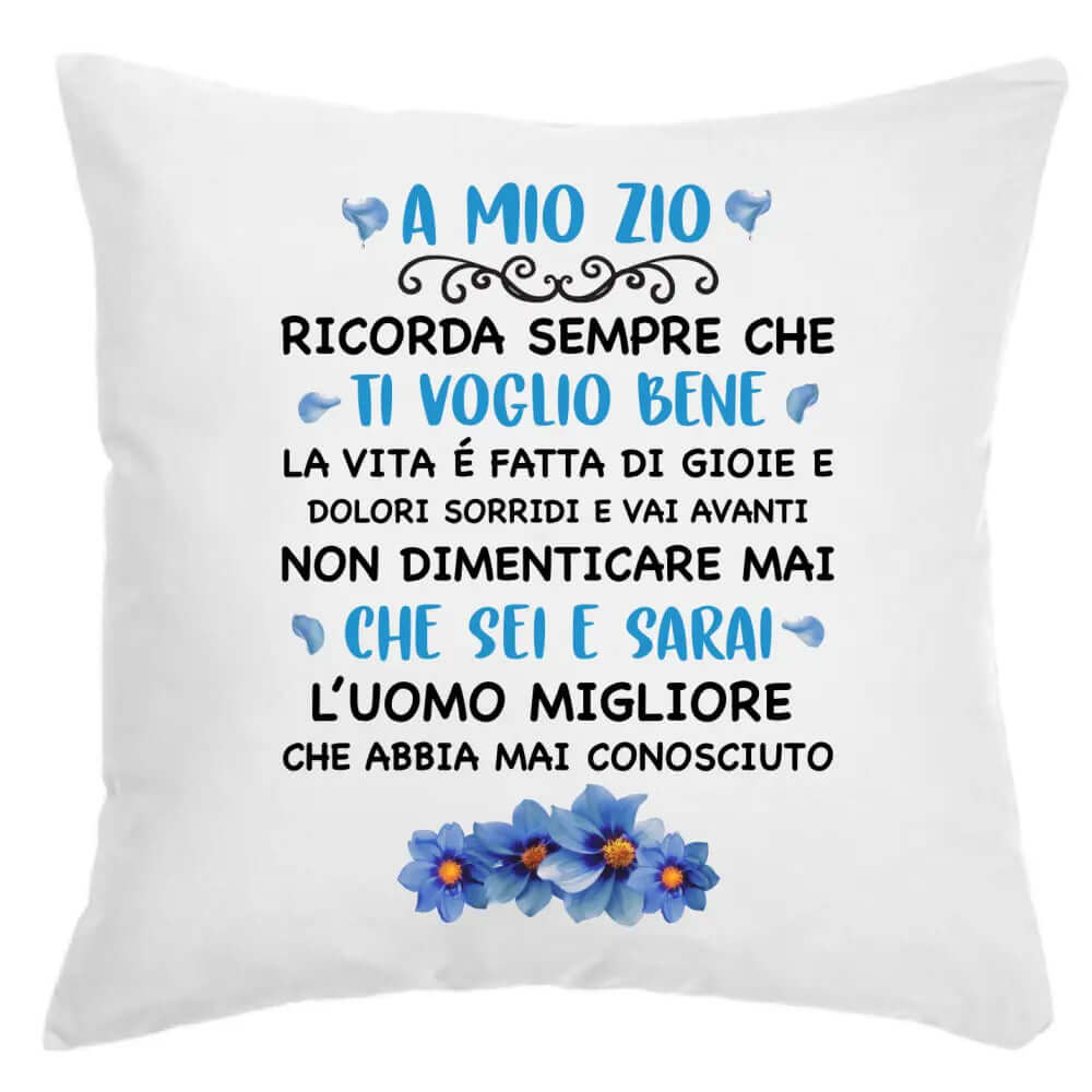 Cuscino A Mio Zio Ti Voglio Bene