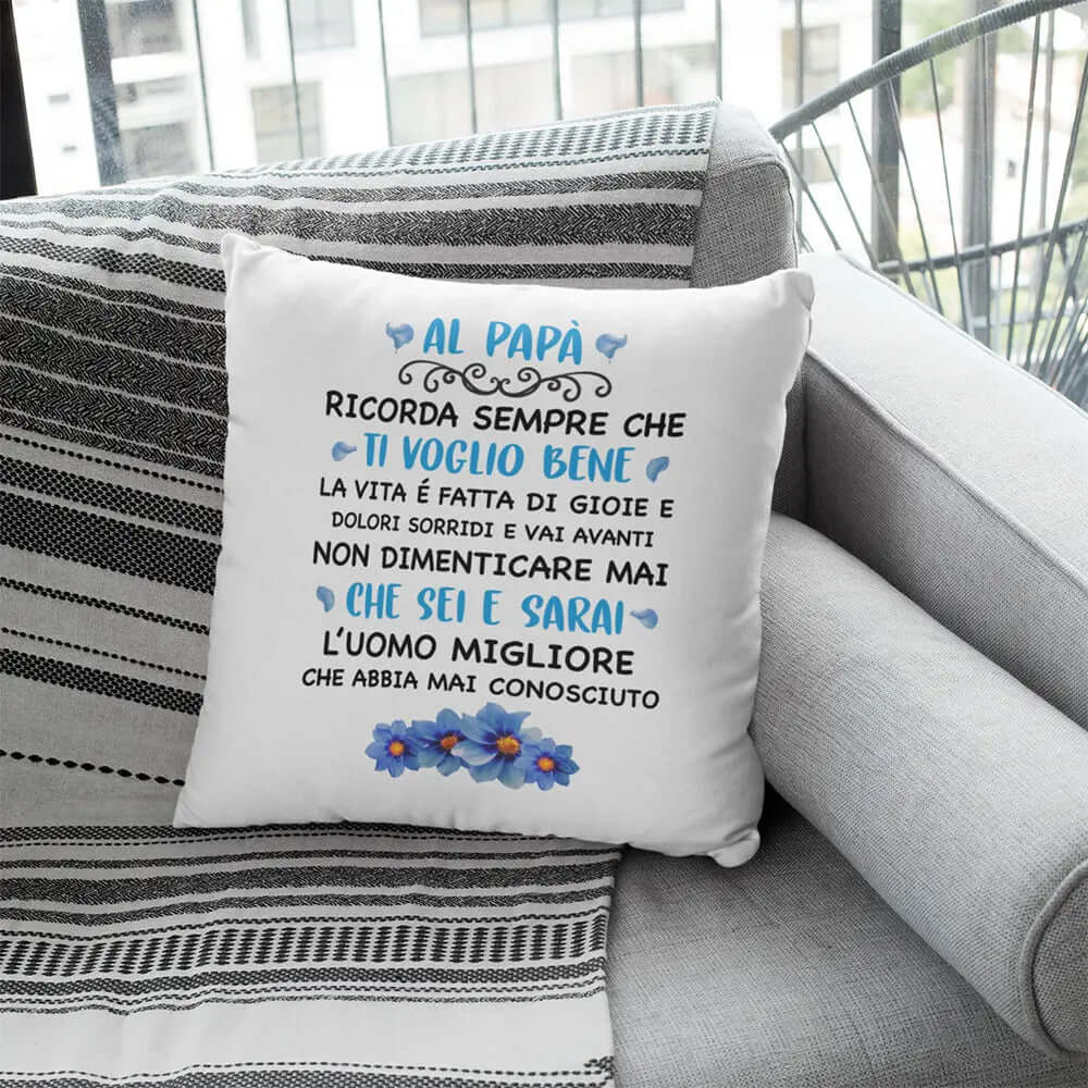 Cuscino Al Papà Ti Voglio Bene
