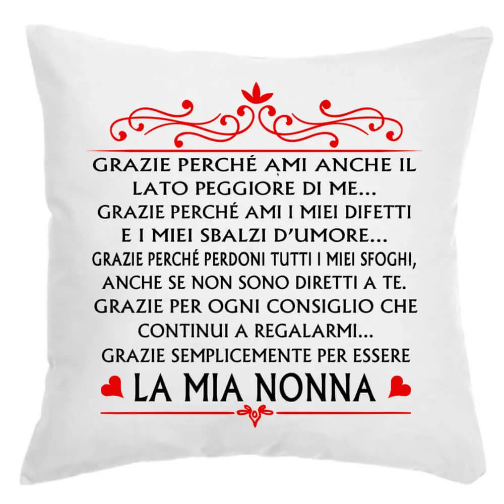 Cuscino Grazie per essere la mia Nonna