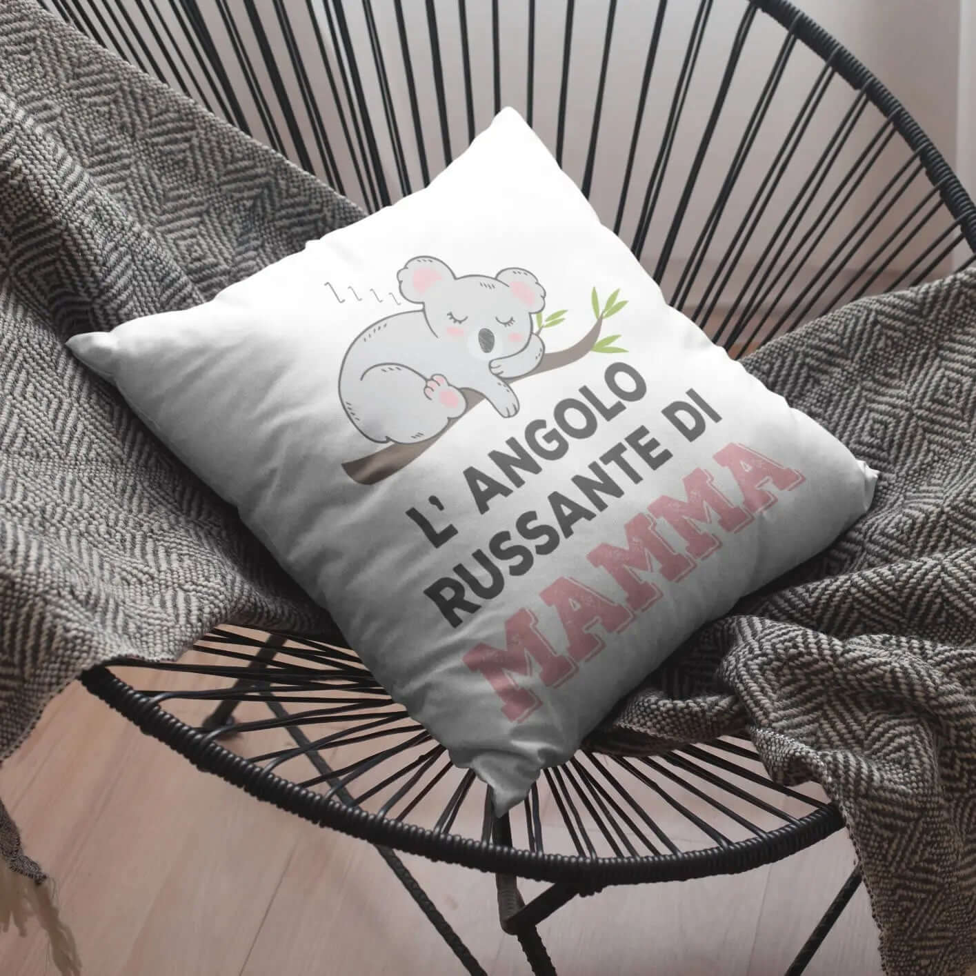 Cuscino L'angolo russante di Mamma
