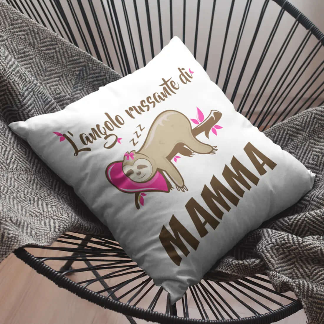 Cuscino L'angolo russante di Mamma