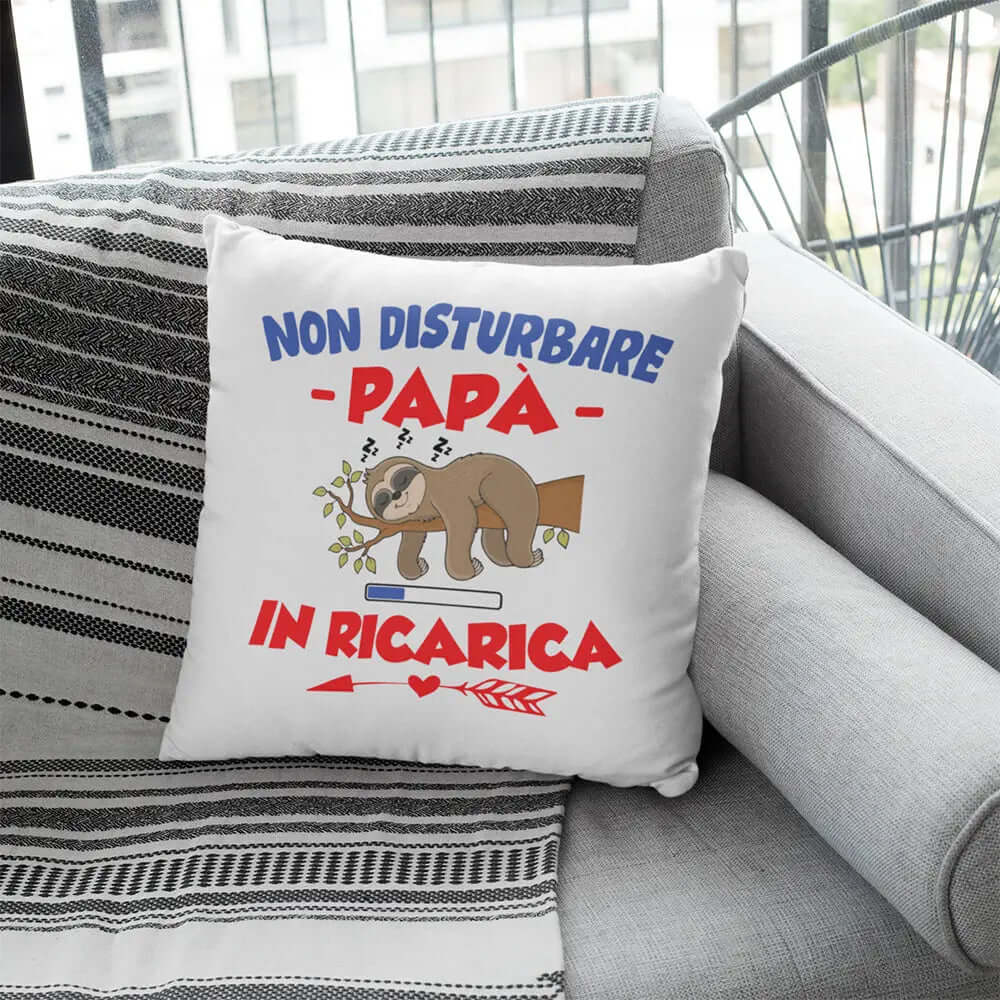 Cuscino Non Disturbare Papà In Ricarica