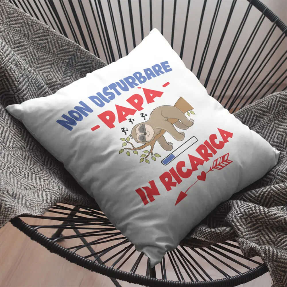 Cuscino Non Disturbare Papà In Ricarica