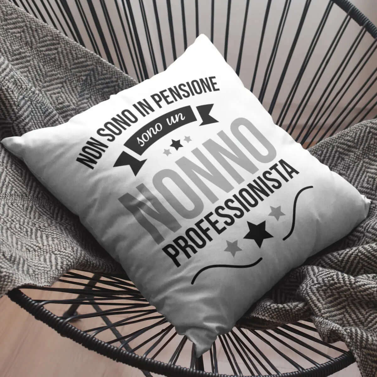 Cuscino Non sono in pensione sono un Nonno professionista