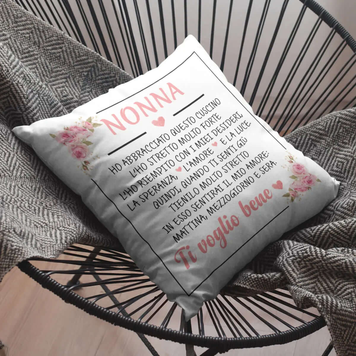 Cuscino Nonna ti voglio bene