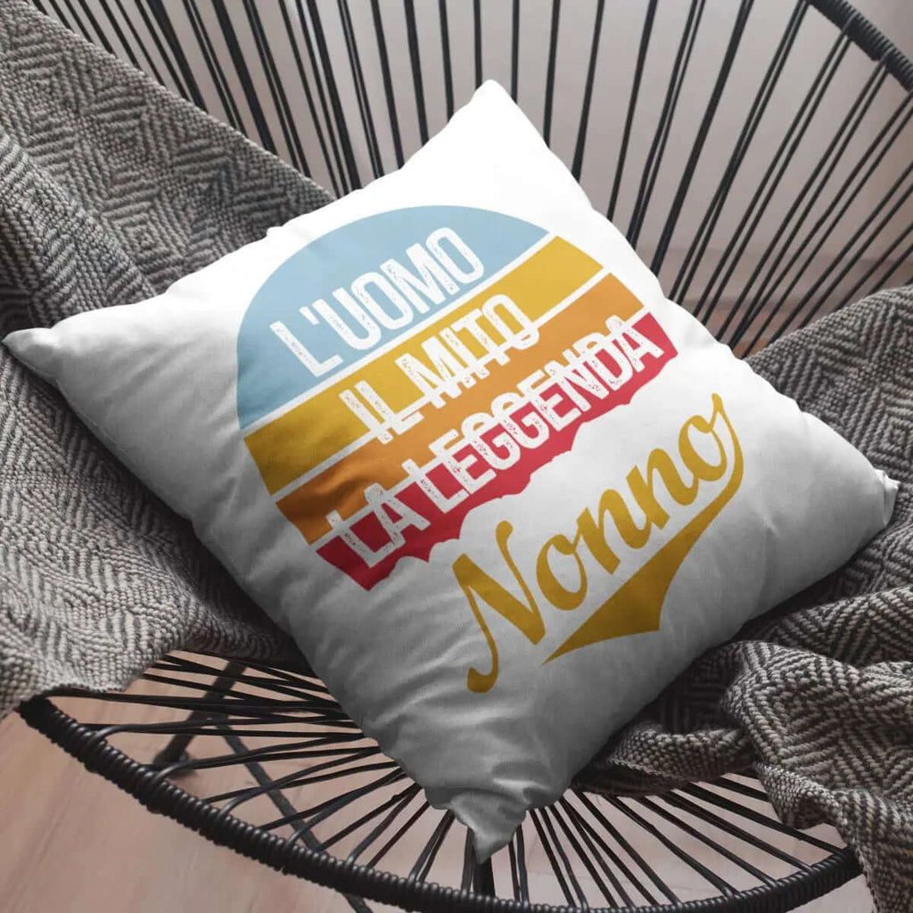 Cuscino Uomo Mito Leggenda Nonno