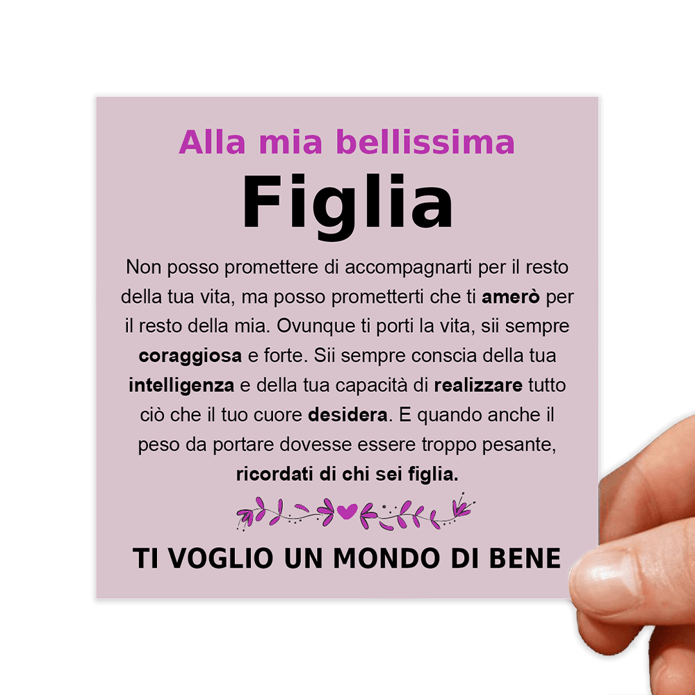 Cartoncini con dediche Donna