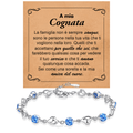 Bracciale Pietre Blu - A mia Cognata