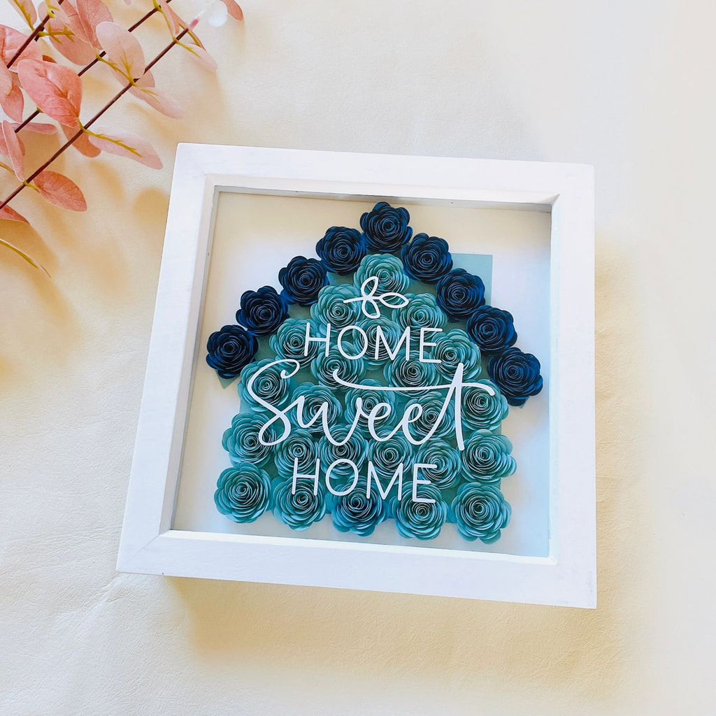 SHADOW BOX PERSONALIZZATE CON ROSE 3D