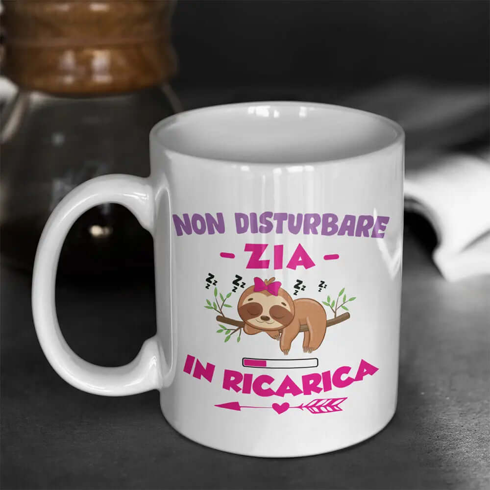 Tazza Non Disturbare Zia In Ricarica