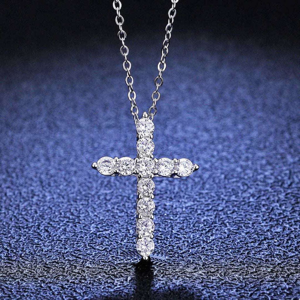 Collana Croce Argento sterling 925 - Per La Mia Madrina