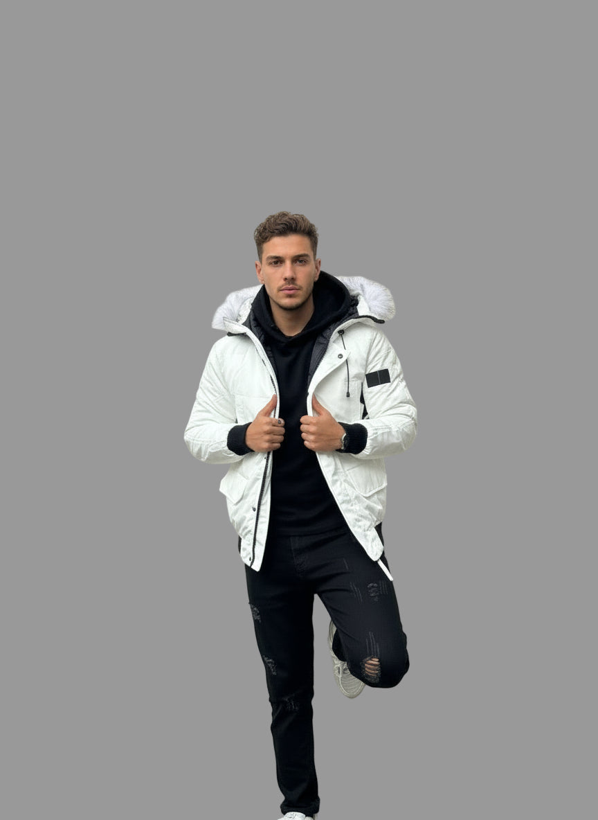 Giubbotto Invernale Con Pelliccia