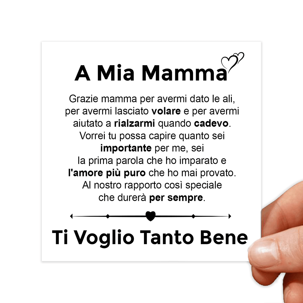 Cartoncini con dediche Donna