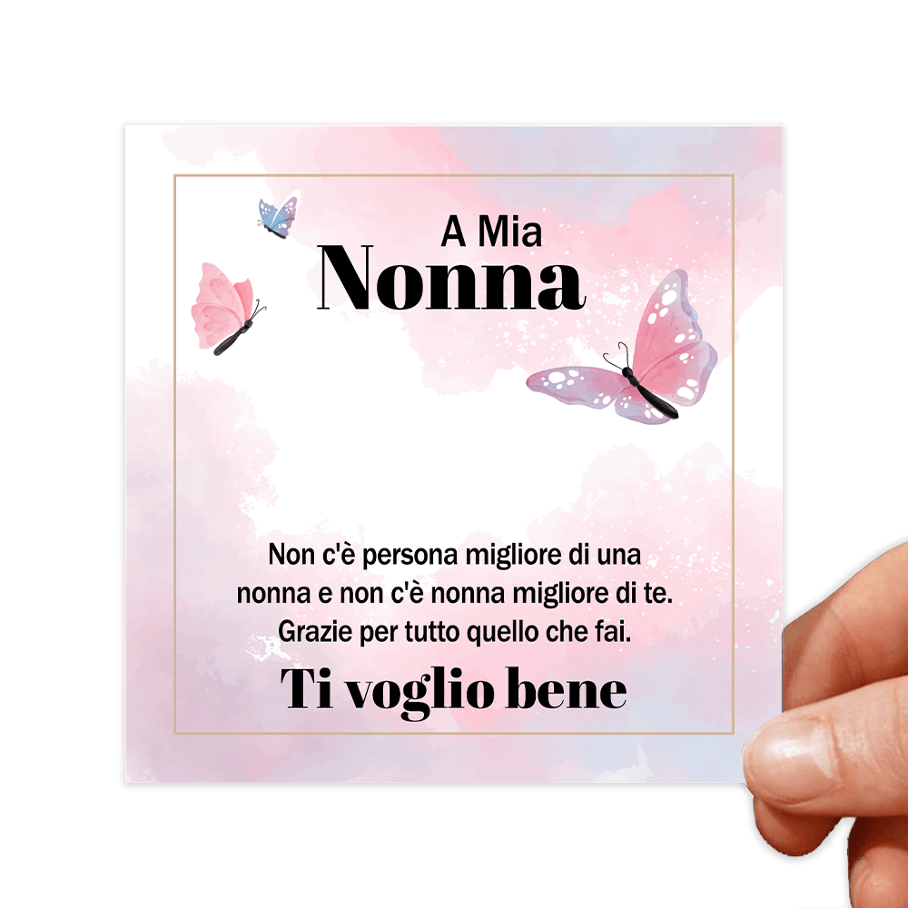Cartoncini con dediche Donna