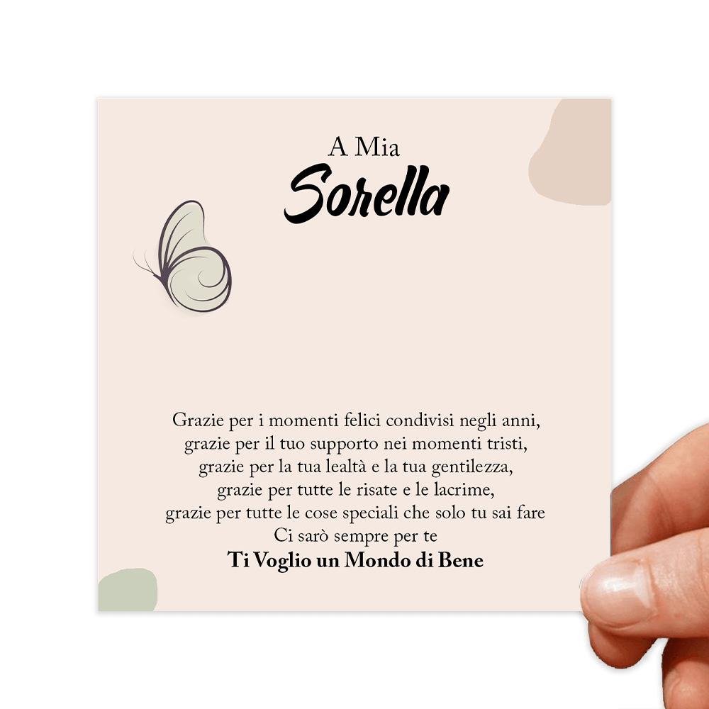 Cartoncini con dediche Donna