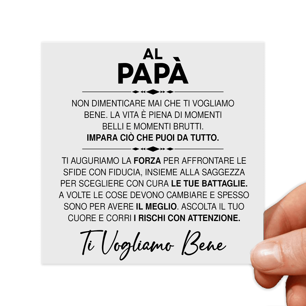 Cartoncini con dediche Uomo