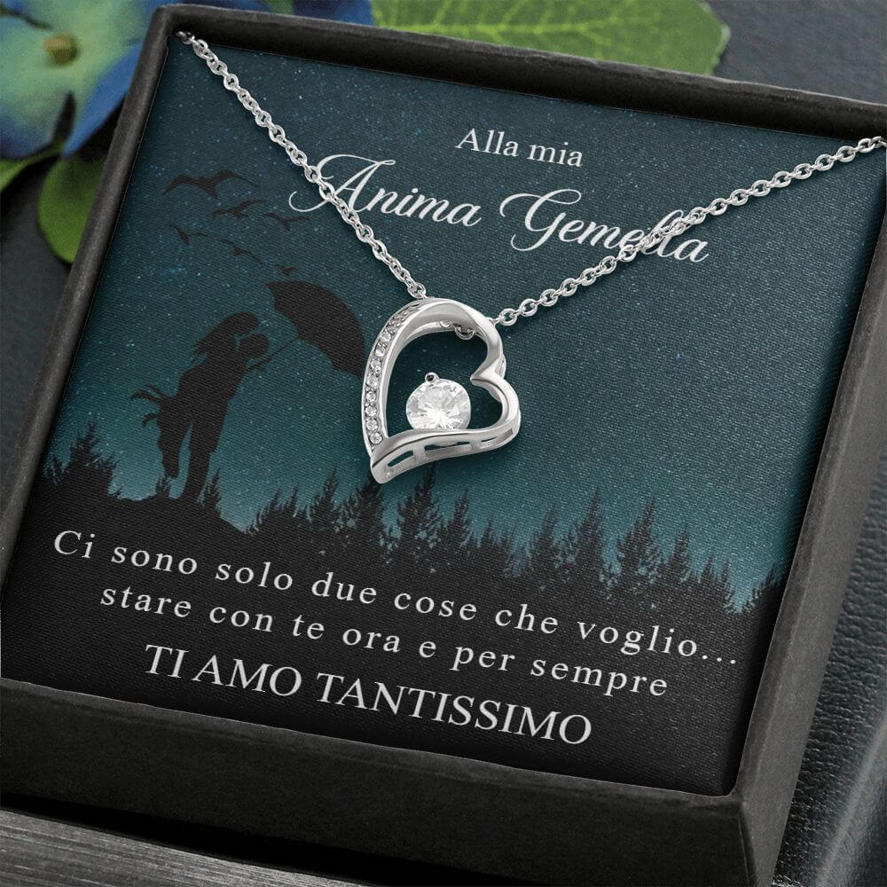Collana Alla Mia Anima Gemella - Ti Amo tantissimo.