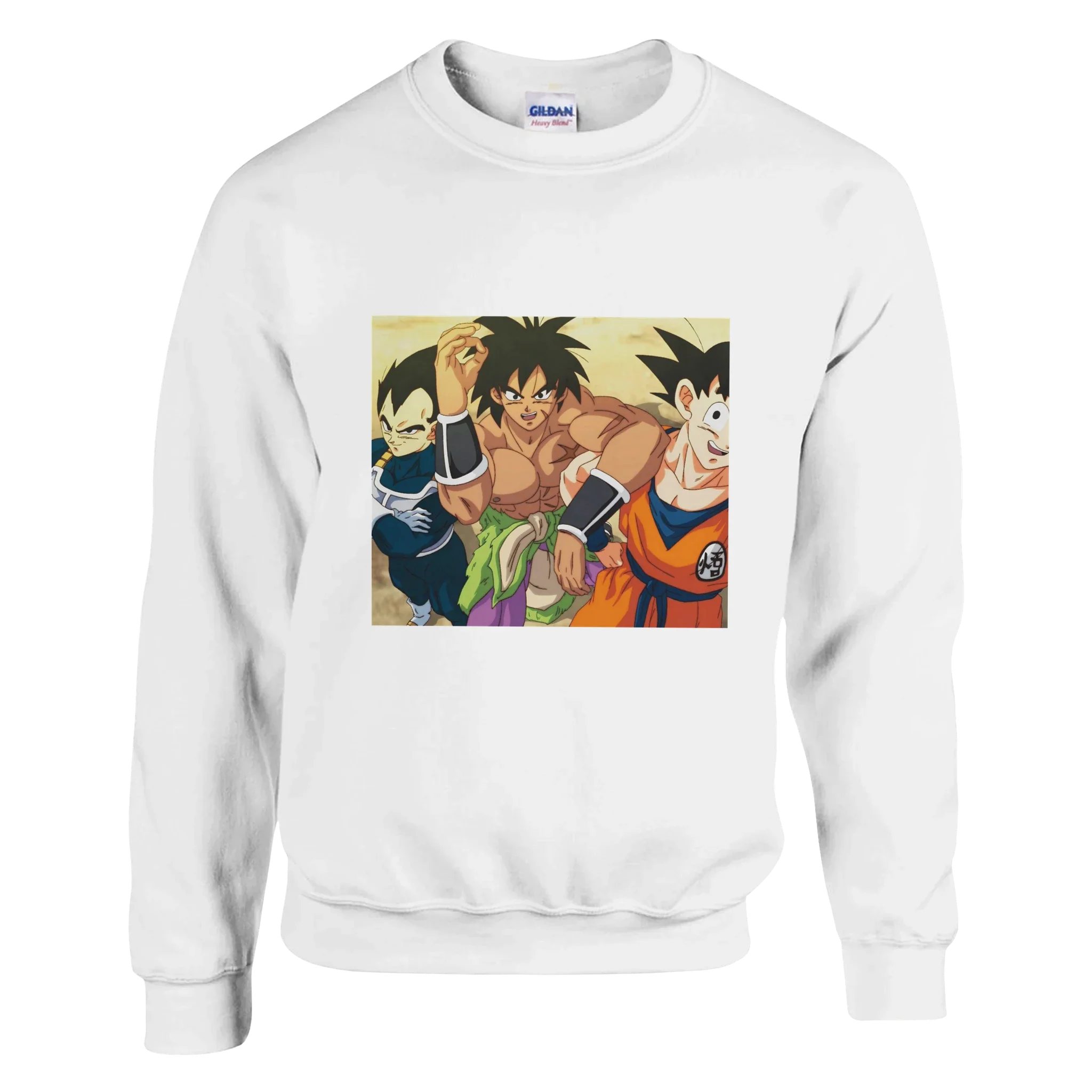 Dragonball Z Inspired Classic Sweatshirt – Comfortable 50/50 Cotton-Polyester Blend