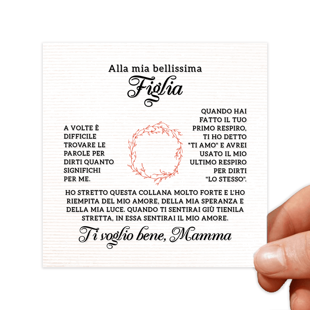 Cartoncini con dediche Donna