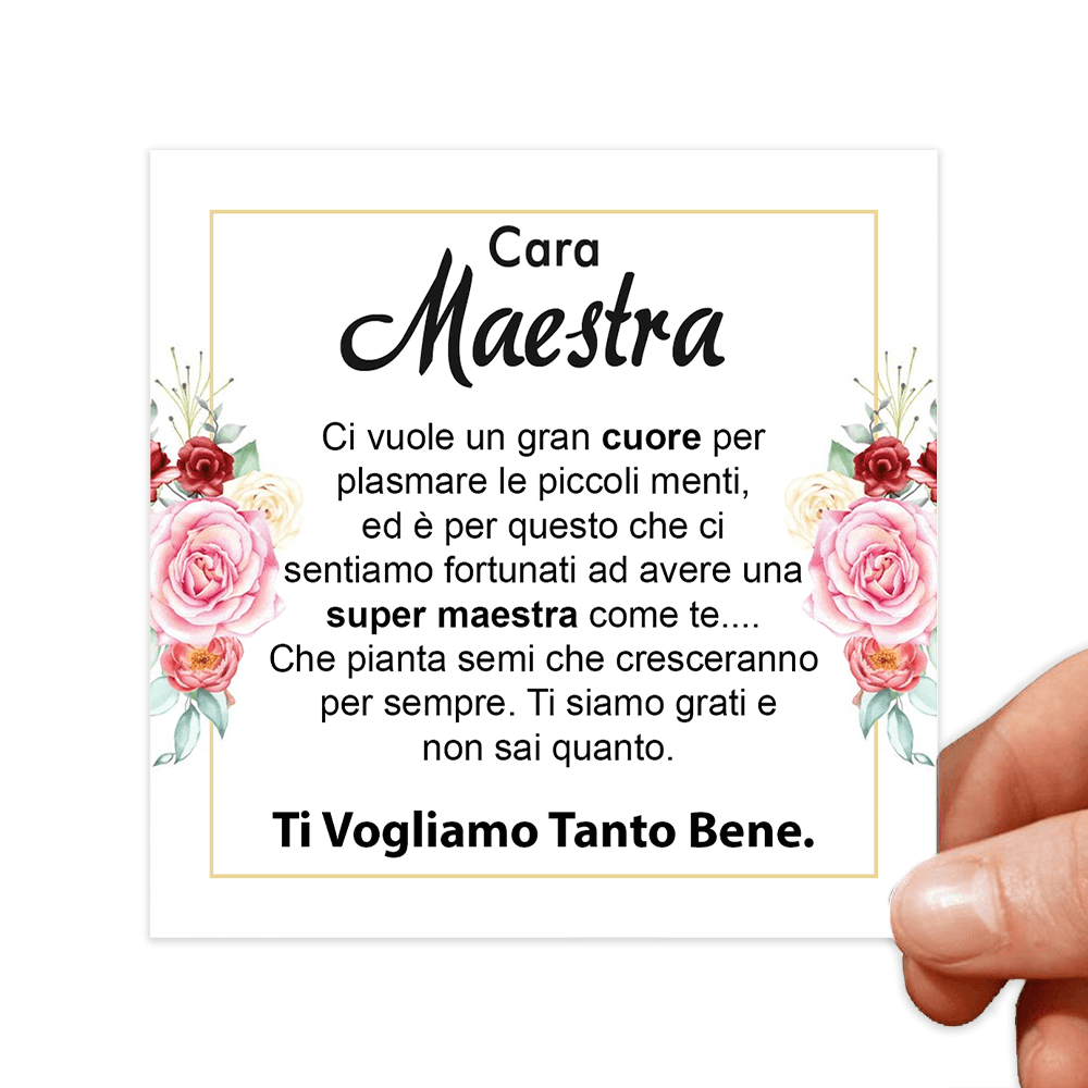 Cartoncini con dediche Donna