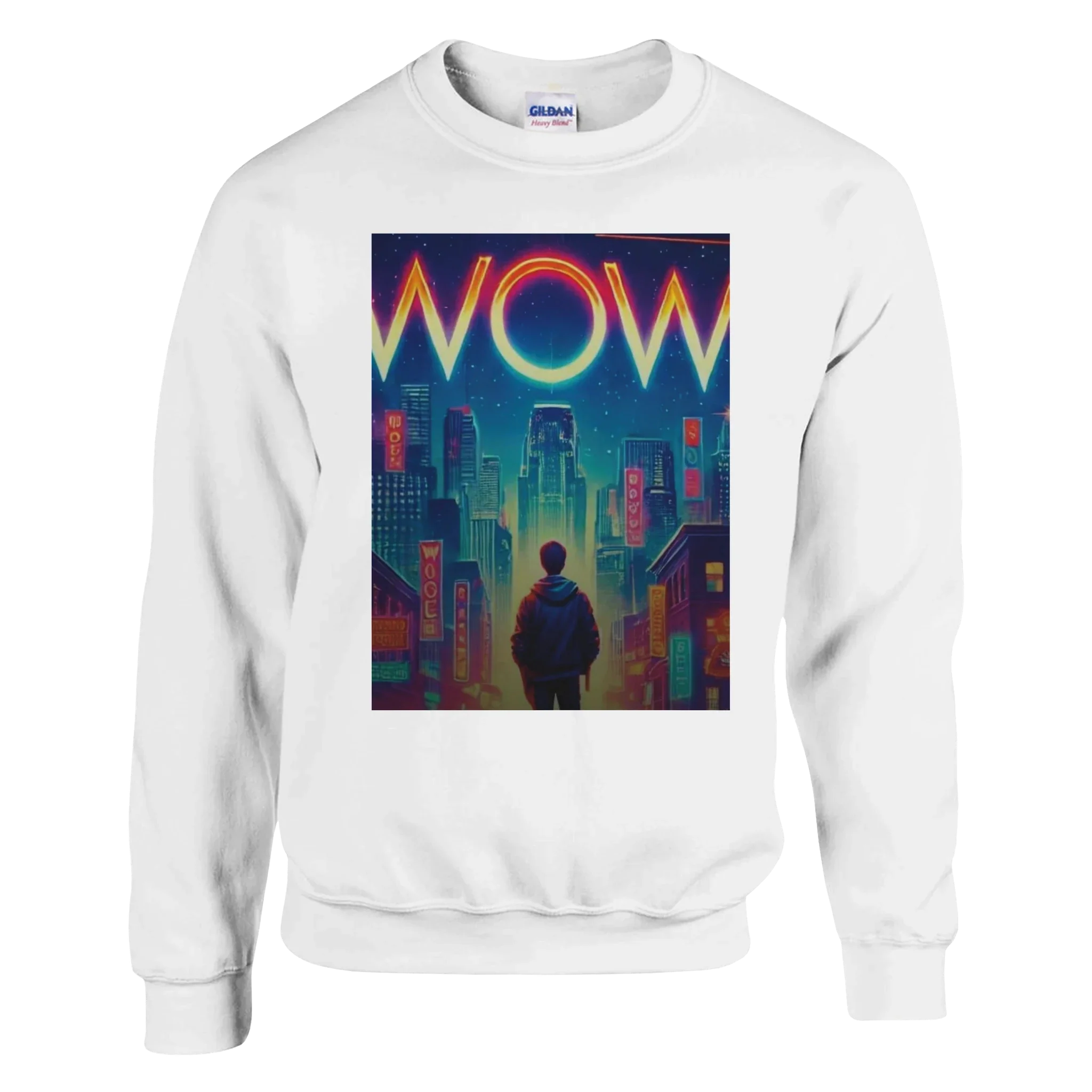 WOW Artist Blend Sweatshirt – Soft 50/50 Cotton-Polyester Design