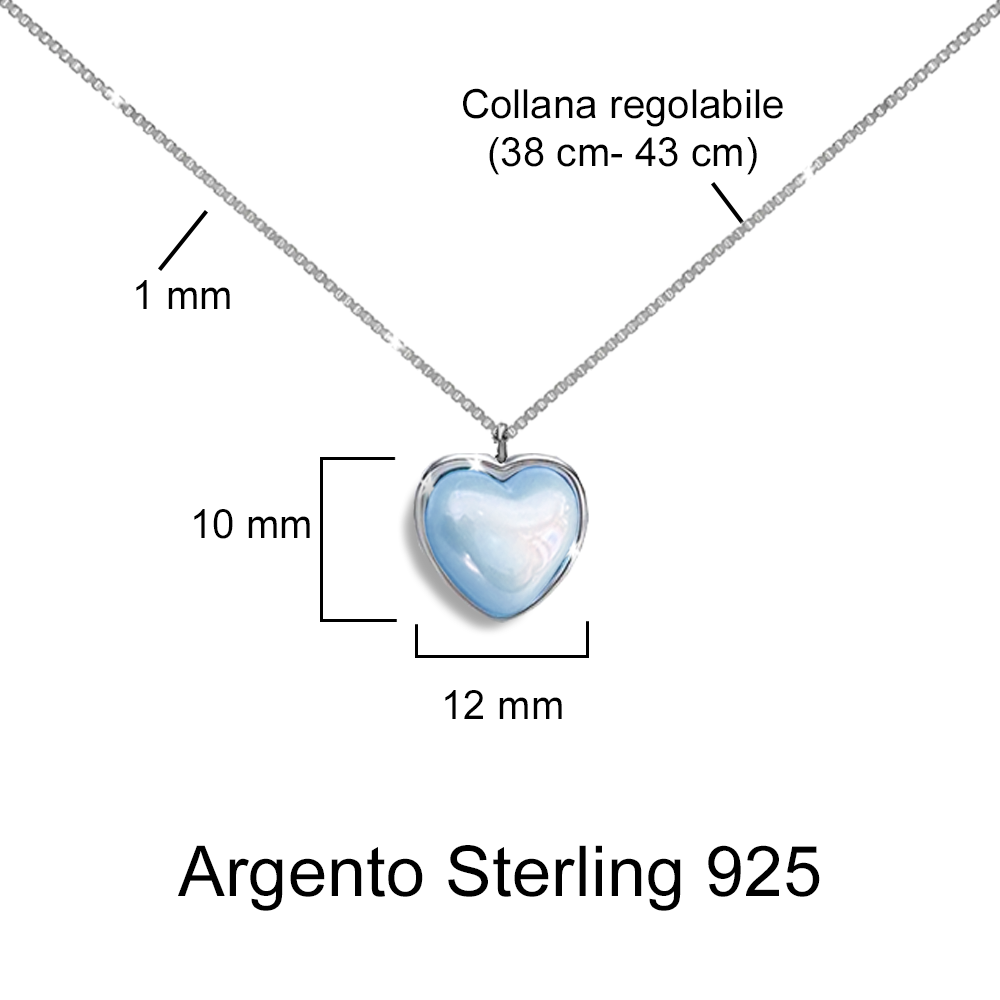 Collana Pietra di Luna in Argento Sterling 925 - A mia nipote