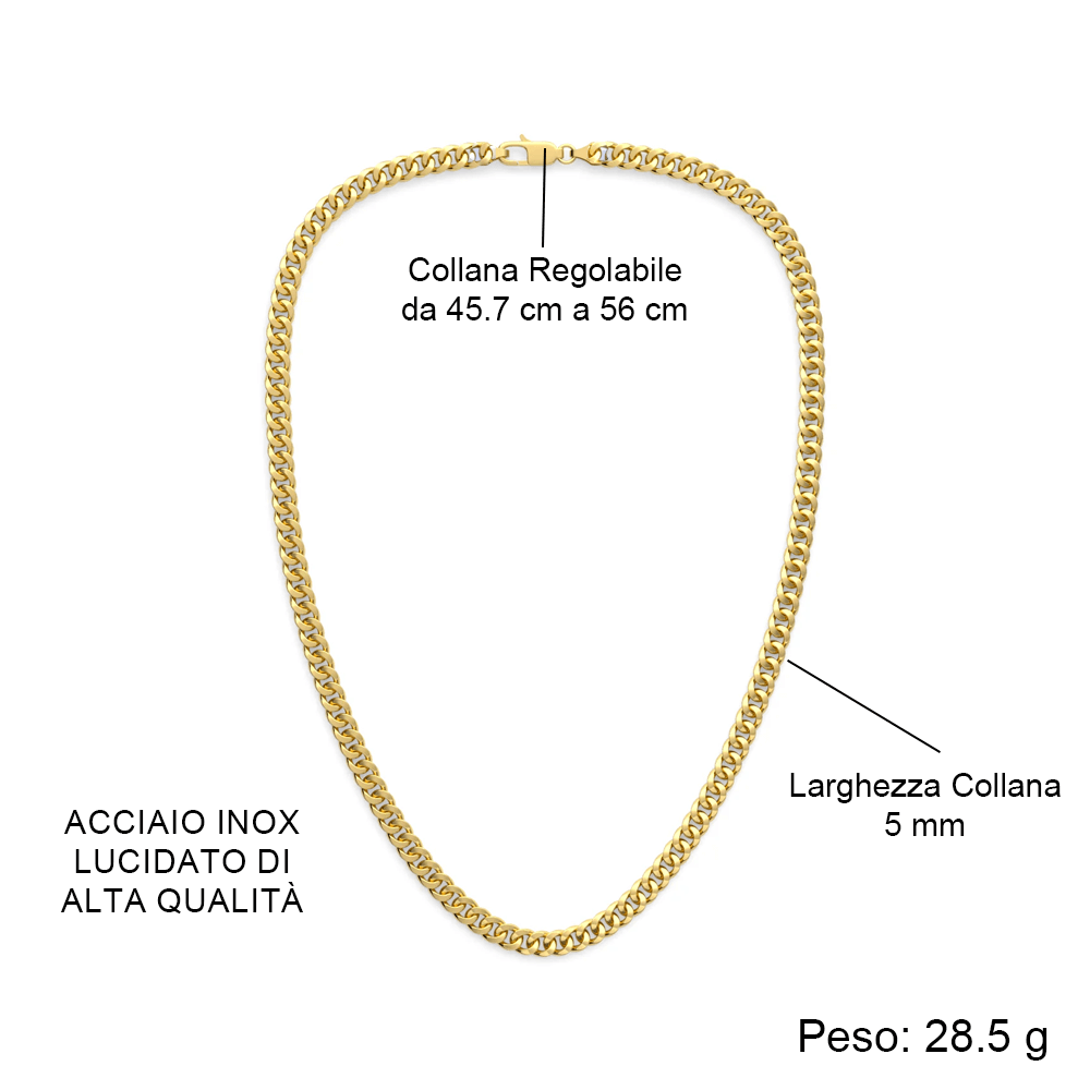 Collana da Uomo Oro - A mio Suocero