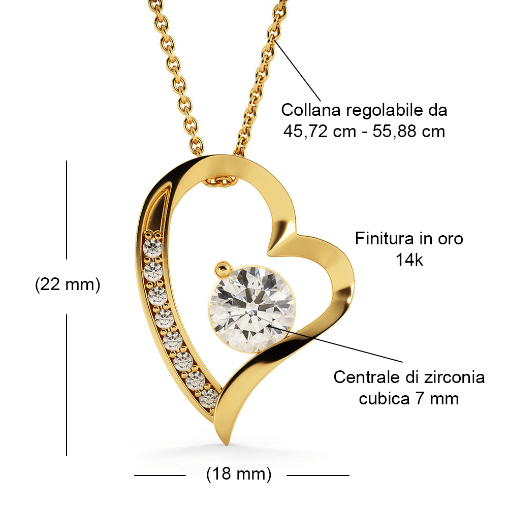 Collana A Mia Cognata - Oro