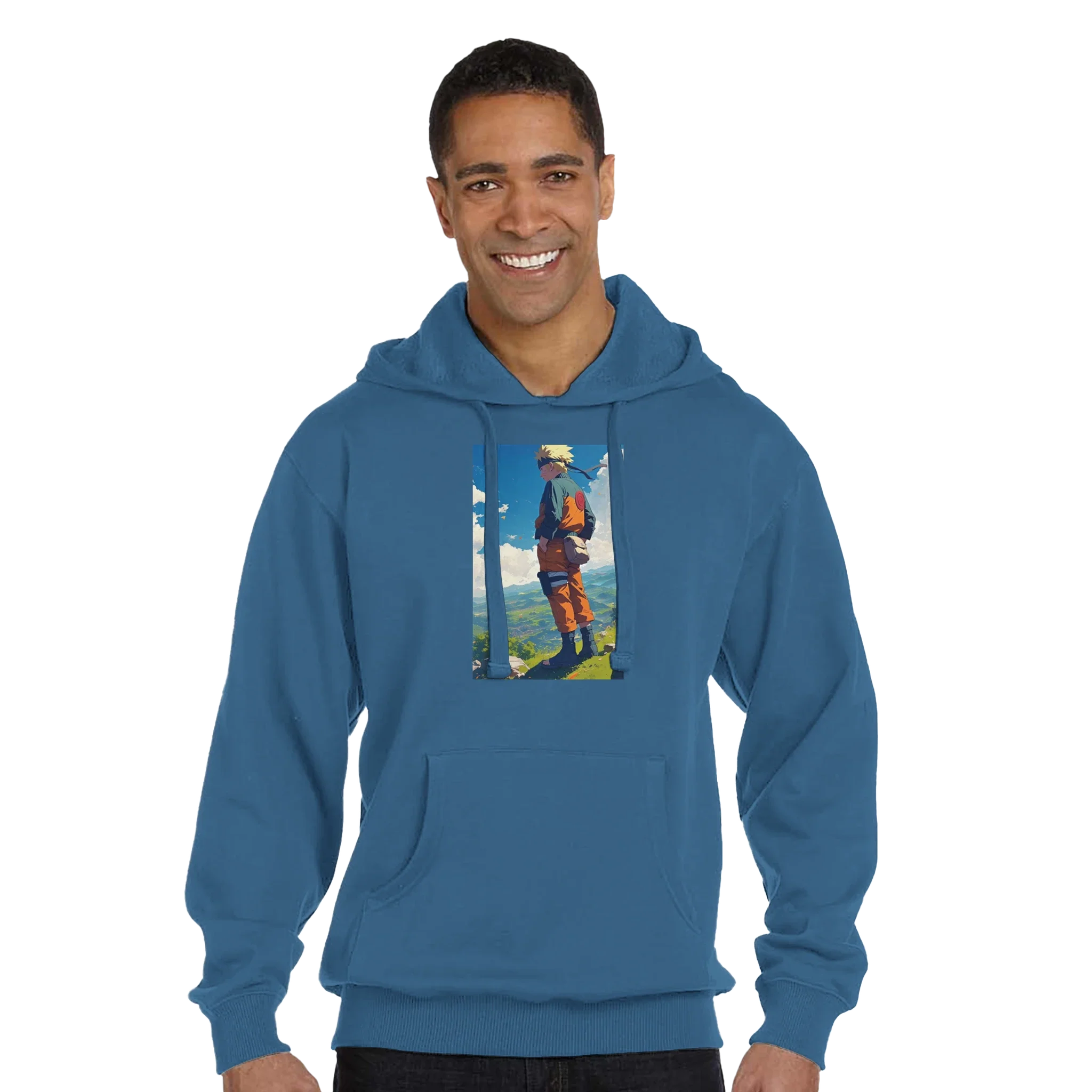 Ritratto di Naruto Ninja Eco-Friendly Hoodie – Sustainable Cotton Blend