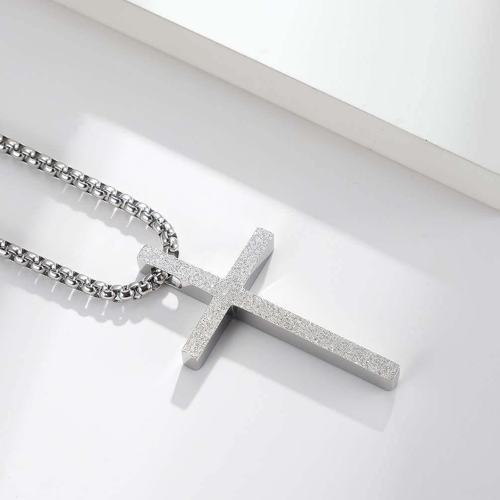 Collana Croce Argento - Fede.