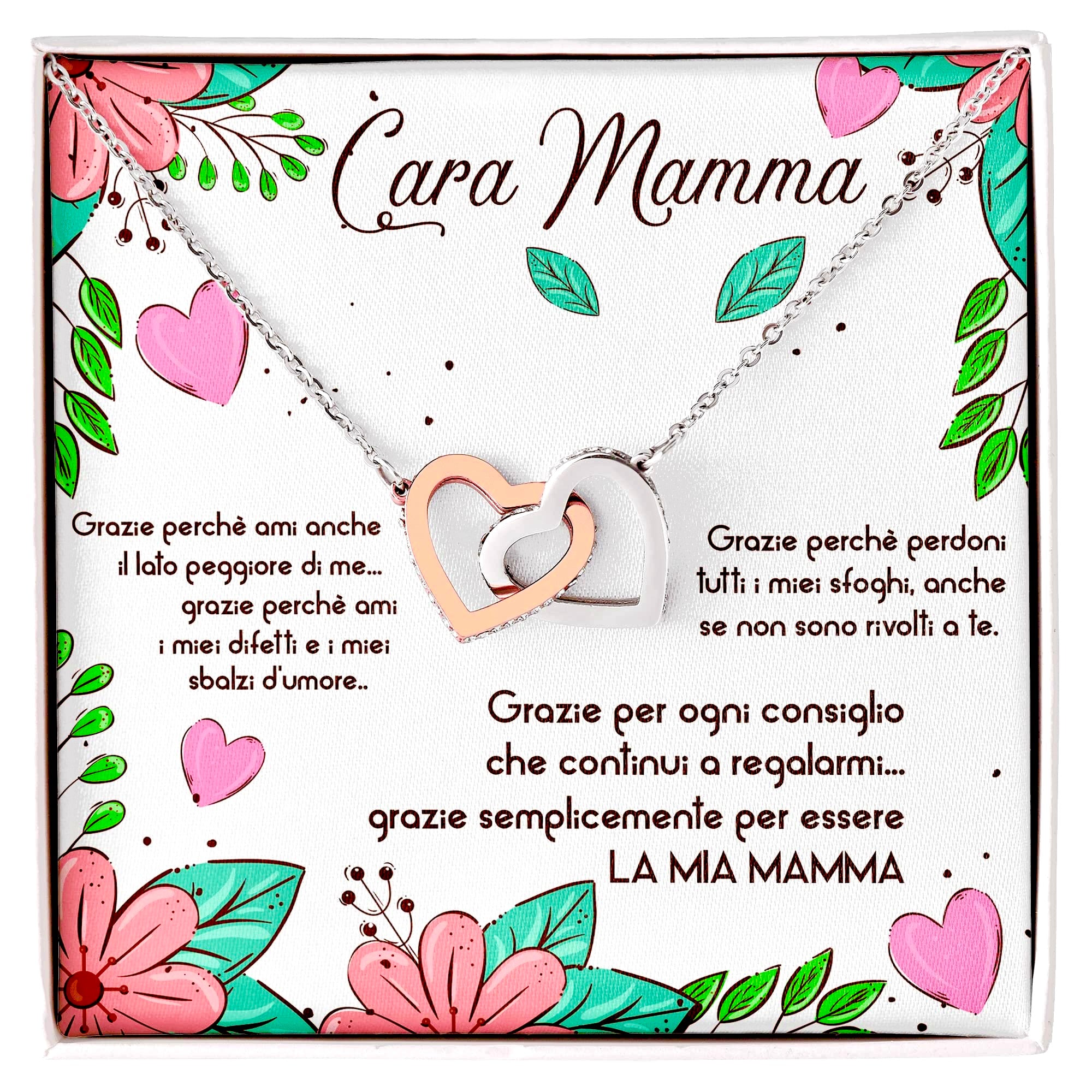 Collana Cara Mamma - Grazie.
