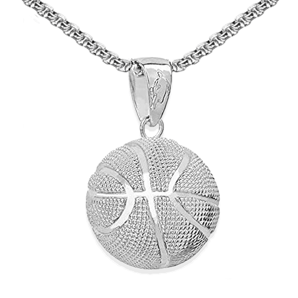 Collana Basket - Acciaio Inox Lucidato di Alta Qualità